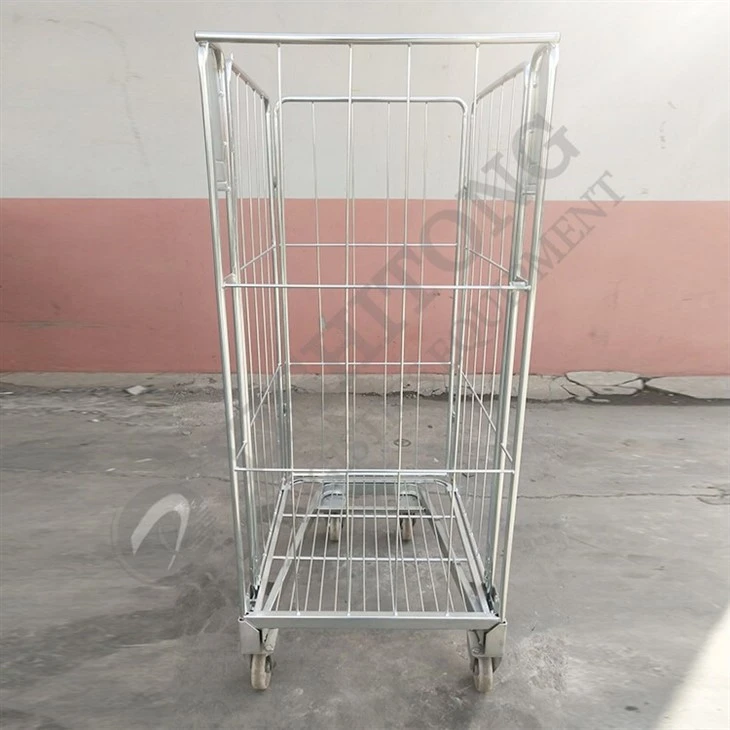 steel storage rolling cage container steel storage rolling cage container